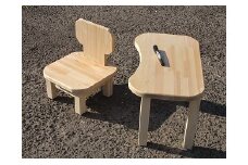 手作り 木製 お子様用、机・いすセット Ver.1 Sサイズ【007B-094】