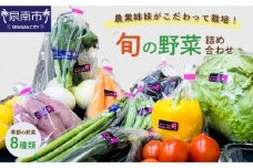 農業姉妹がこだわって栽培！西洋野菜が入った旬の野菜詰め合わせ8種類【024D-008】
