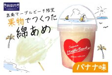果物でつくった綿あめ バナナ【088E-002】