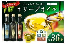 EXオリーブオイル オリーバ 海・山・オーガニック 3種36本セット そらみつ オリーブオイル オリーブ油 セット 詰め合わせ 贈り物 プレゼント ギフト 食用油 有機EX 有機栽培 有機栽培オリーブ 送料無料【026A-001】