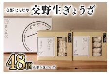 交野はらだや《交野生ぎょうざ／48個》冷凍餃子｜お取り寄せ 旨味調味料保存料無添加 薄皮 野菜たっぷり 国産野菜 国産豚肉 [0050]