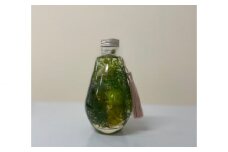 No.141 ハーバリウム しずく型 グリーン ／ 【思いやり型返礼品】 インテリア ドライフラワー 大阪府