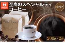 No.272 至高のスペシャルティコーヒー（中挽き）200g×2袋セット ／ コーヒー豆 珈琲 焙煎 送料無料 大阪府