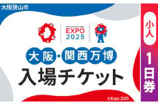No.278 2025年日本国際博覧会入場チケット 一日券（小人）【大阪狭山市返礼品】 ／ 万博 EXPO 2025 大阪万博 関西万博 夢洲 入場券 大阪府