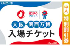 No.300 2025年日本国際博覧会入場チケット 特別割引券（中人）【大阪狭山市返礼品】 ／ 万博 EXPO 2025 大阪万博 関西万博 夢洲 入場券 大阪府