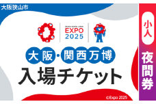 No.296 2025年日本国際博覧会入場チケット 夜間券（小人）【大阪狭山市返礼品】 ／ 万博 EXPO 2025 大阪万博 関西万博 夢洲 入場券 大阪府