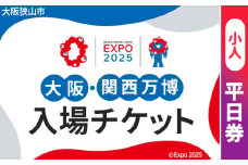 No.298 2025年日本国際博覧会入場チケット 平日券（小人）【大阪狭山市返礼品】 ／ 万博 EXPO 2025 大阪万博 関西万博 夢洲 入場券 大阪府