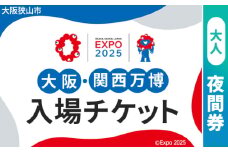 No.303 2025年日本国際博覧会入場チケット 夜間券（大人）【大阪狭山市返礼品】 ／ 万博 EXPO 2025 大阪万博 関西万博 夢洲 入場券 大阪府