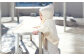 【ナチュラル】麻の葉柄 マント co-w90 ベビー ベビー服 赤ちゃん 羽織り フード オーガニックコットン 綿