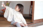 【ナチュラル】 ポップコーン マント CO-Ｗ-27 ベビー服 ベビー 赤ちゃん 羽織り ケープ