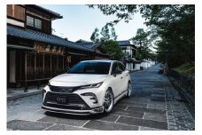  【トヨタ 80系 ハリアー】 ピラーパネル 4ピース （AES製） 【カーボン柄 ブラック仕様】 2294-9140 自動車 車 パーツ カスタム 塗装不要 TOYOTA HARRIER MXUA80 AXUH80