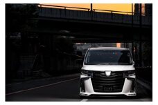 【トヨタ 30系 アルファード】 ピラーパネル 4ピース （AES製） 【カーボン柄 ブラック仕様】 3042-9140 自動車 車 パーツ カスタム 塗装不要 TOYOTA ALPHARD GGH AGH AYH