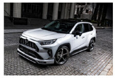 【ソナー無車用】 【トヨタ 50系 RAV4】 ラヴライン フロントグリル （AES製） 【つや消し ブラック仕様】 2411-4710 自動車 車 パーツ カスタム TOYOTA RAV4 MXAA54 AXAH54