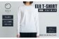 【ホワイト】 EIJI LONG SLEEVE T－SHIRT 【 長袖 ・ クルーネック 】 SM18-1