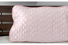 【ピンク】シルクサテン100％ まくらパッドM【43×63cm】 枕パッド まくらパッド まくらカバー