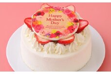 【指定日必須】2025 お母さん ありがとう 母の日 プレートケーキ 15cm ×1台【2025年5月9日-10日配送】