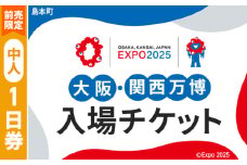 No.146 【前売限定】2025年日本国際博覧会入場チケット 一日券（中人）【島本町返礼品】 ／ 万博 EXPO 2025 大阪万博 関西万博 夢洲 入場券 大阪府