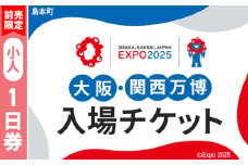 No.145 【前売限定】2025年日本国際博覧会入場チケット 一日券（小人）【島本町返礼品】 ／ 万博 EXPO 2025 大阪万博 関西万博 夢洲 入場券 大阪府