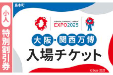 No.153 2025年日本国際博覧会入場チケット 特別割引券（小人）【島本町返礼品】 ／ 万博 EXPO 2025 大阪万博 関西万博 夢洲 入場券 大阪府