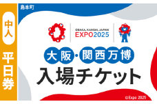 No.159 2025年日本国際博覧会入場チケット 平日券（中人）【島本町返礼品】 ／ 万博 EXPO 2025 大阪万博 関西万博 夢洲 入場券 大阪府