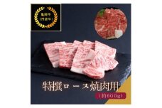京都肉(亀岡牛・丹波牛)特選ロース焼肉用約600g【1097658】