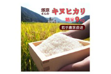 [令和5年度産]高齢者の田んぼを受け継ぐ若手後継者「塚原さんのキヌヒカリ」精米9kg【1261853】