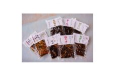 「ふるさとの味」満喫セット。“大阪産(もん)名品”を含む昔ながらの佃煮6種類&しいたけご飯2袋。【1433706】