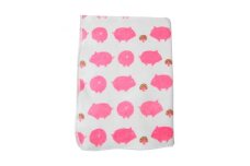 nordic+japan　ベビー毛布 70×100cm　ブタ・ピンク【1051169】