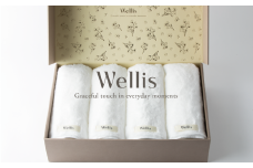 Wellis【極上の肌心地】バスタオル4枚　ギフトセット（009_5041）