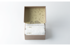 Wellis【極上の肌心地】フェイスタオル2枚　ギフトセット（009_5042）