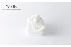 Wellis【極上の肌心地】ウォッシュタオル4枚 ナチュラルホワイト（009_5124）