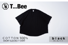 橘織物　T...Bee　半袖 Tee Black （009_5226）