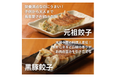 ㉖ぎょーざやさんの餃子詰め合わせセット　（2種　元祖＋黒豚　計108個）（027_5028）※北海道・沖縄・離島への配送不可