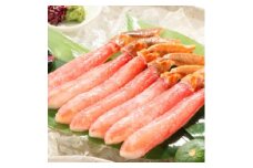＜500g:10本以上＞かんたん生ずわい蟹しゃぶ生棒肉ポーション　〈殻剥き不要〉【1572115】