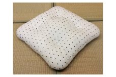 No.166 角丸小座布団　白　1枚 ／ 座蒲団 クッション もめん綿 インテリア 大阪府
