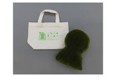 No.179 古墳クッションちびこ（グリーン）セット ／ オリジナルグッズ トートバッグ 大阪府 特産品