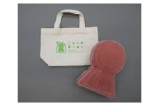 No.180 古墳クッションちびこ（ピンク）セット ／ オリジナルグッズ トートバッグ 大阪府 特産品