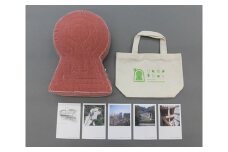 No.183 古墳クッションスリム（ピンク）セット ／ オリジナルグッズ トートバッグ 大阪府 特産品
