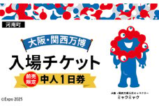 No.364 【前売限定】2025年日本国際博覧会入場チケット 一日券（中人）【河南町返礼品】 ／ 万博 EXPO 2025 大阪万博 関西万博 夢洲 入場券 大阪府