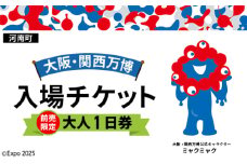 No.366 【前売限定】2025年日本国際博覧会入場チケット 一日券（大人）【河南町返礼品】 ／ 万博 EXPO 2025 大阪万博 関西万博 夢洲 入場券 大阪府