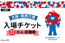 No.376 【前売限定】2025年日本国際博覧会入場チケット 前期券（小人）【河南町返礼品】 ／ 万博 EXPO 2025 大阪万博 関西万博 夢洲 入場券 大阪府