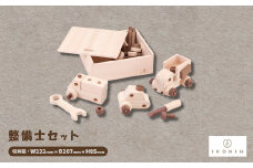 ひのきのおもちゃIKONIH(アイコニー)の知育玩具　整備士セット【1449679】