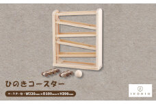 ひのきのおもちゃIKONIH(アイコニー)の知育玩具　ひのきコースター【1449682】