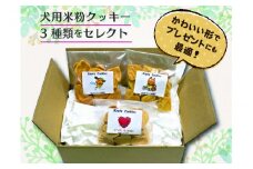 犬用米粉クッキーセット（3種類）