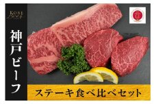 神戸ビーフ　ステーキ食べ比べセット（サーロイン・モモ）