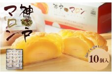 神戸マロン　10個入り【神戸シェルブール 栗 マロン スイーツ 和菓子 パイ】