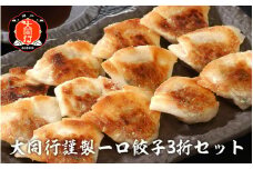 南京町 大同行謹製　一口餃子　3折セット 90個 ／ 人気 おすすめ セット ぎょうざ 餃子 中華 中華料理 冷凍 冷凍餃子 簡単調理 ギョウザ こだわり 肉汁 ジューシー 国産 野菜 肉 一口サイズ おつまみ 鹿児島黒豚 取り寄せ グルメ ポン酢 タレ付