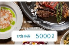 TRATTORIA amarancia お食事券 5,000円分 ／ お食事 ランチ ディナー イタリアン レストラン イタリアンレストラン 利用券 ギフト プレゼント お食事券 ペア 南あわじ 南淡路 兵庫県 送料無料