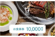 TRATTORIA amarancia お食事券 10,000円分 ／ お食事 ランチ ディナー イタリアン レストラン イタリアンレストラン 利用券 ギフト プレゼント お食事券 ペア 南あわじ 南淡路 兵庫県 送料無料