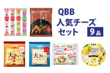 六甲バター(QBB)人気商品の詰め合わせセット(9品)  ／ QBB ベビーチーズ チーズ アレンジ スイーツ 種類 チーズレシピ チーズおつまみ おつまみ 乳製品 加工品